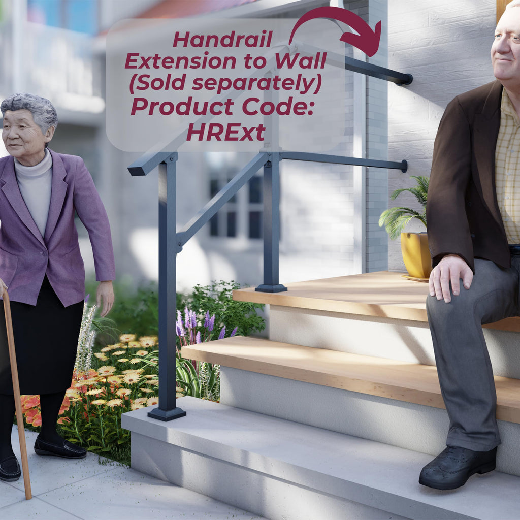 CR Fence & Rail Handrails for Outdoor Steps | Casa Home Living