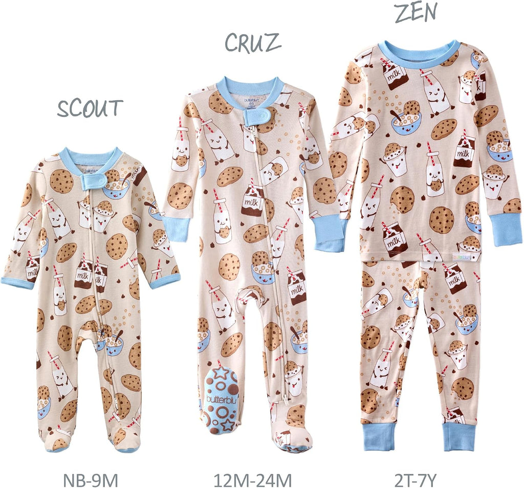 Zen Snug-fit Piece Pajamas 100% Organic Cotton Long Sleeve
