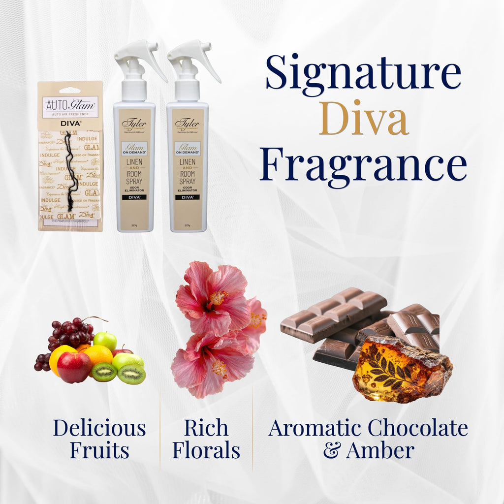 Tyler Diva Room Spray 2 Pack with Autoglam and Stain Remover Pen