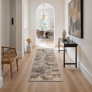 2X5 Washable Runner Rug, Modern Abstract Soft Non Slip