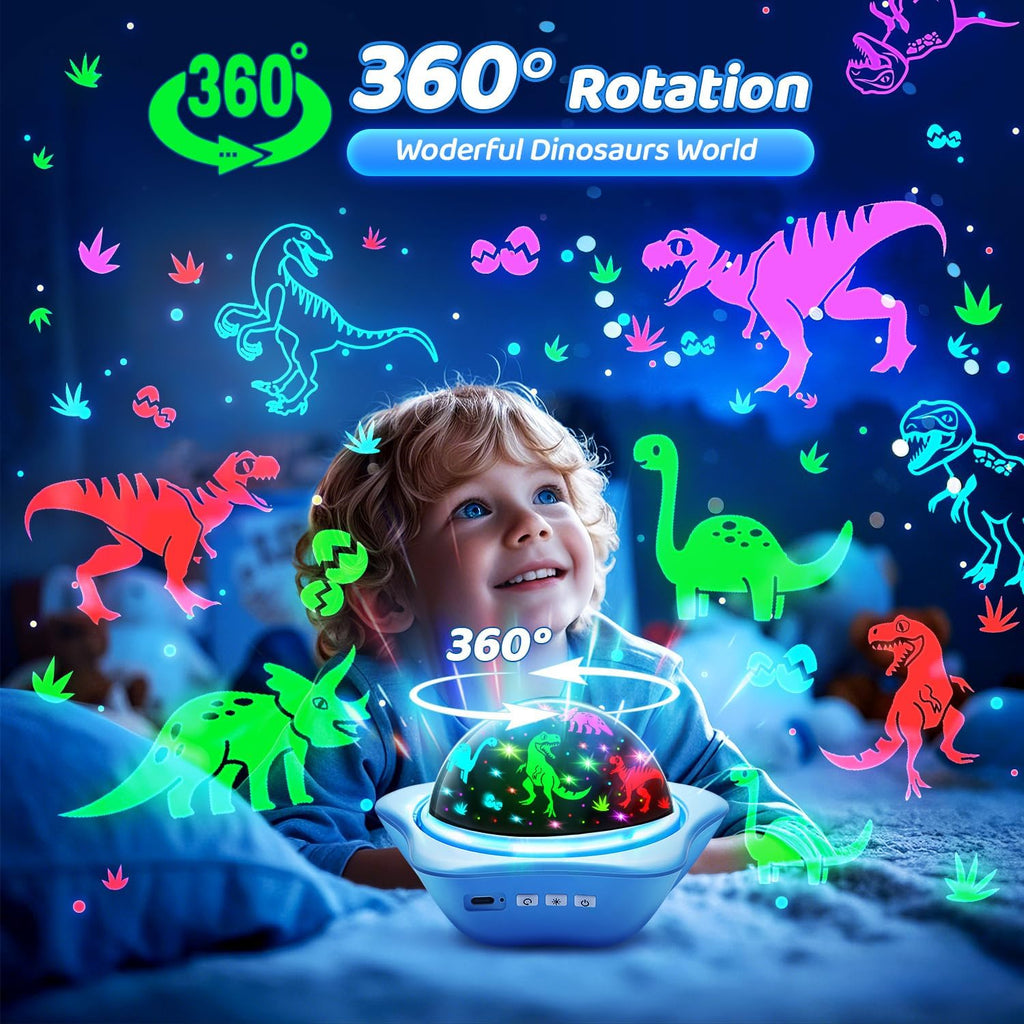 Night Light for Kids Sensory Toys, 6 Films Star Projector Light