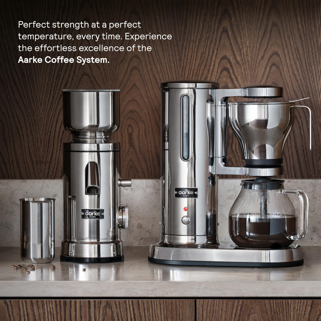 Drip Coffee Maker & Grinder Bundle, 60 Settings, Stainless Steel