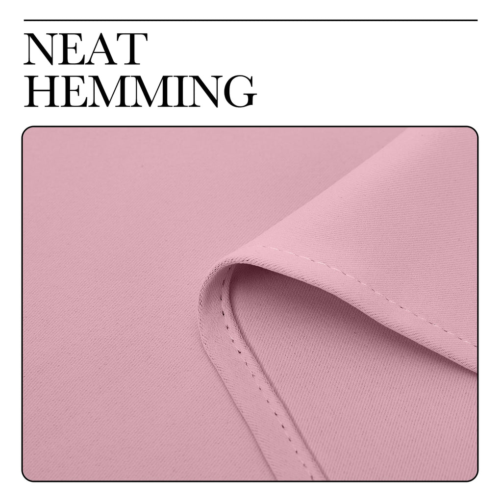 Rouge Pink Blackout Curtain 118 inch Long, W55 x L118, 1 Panel, Thermal Insulated Window Treatment with Grommet Room