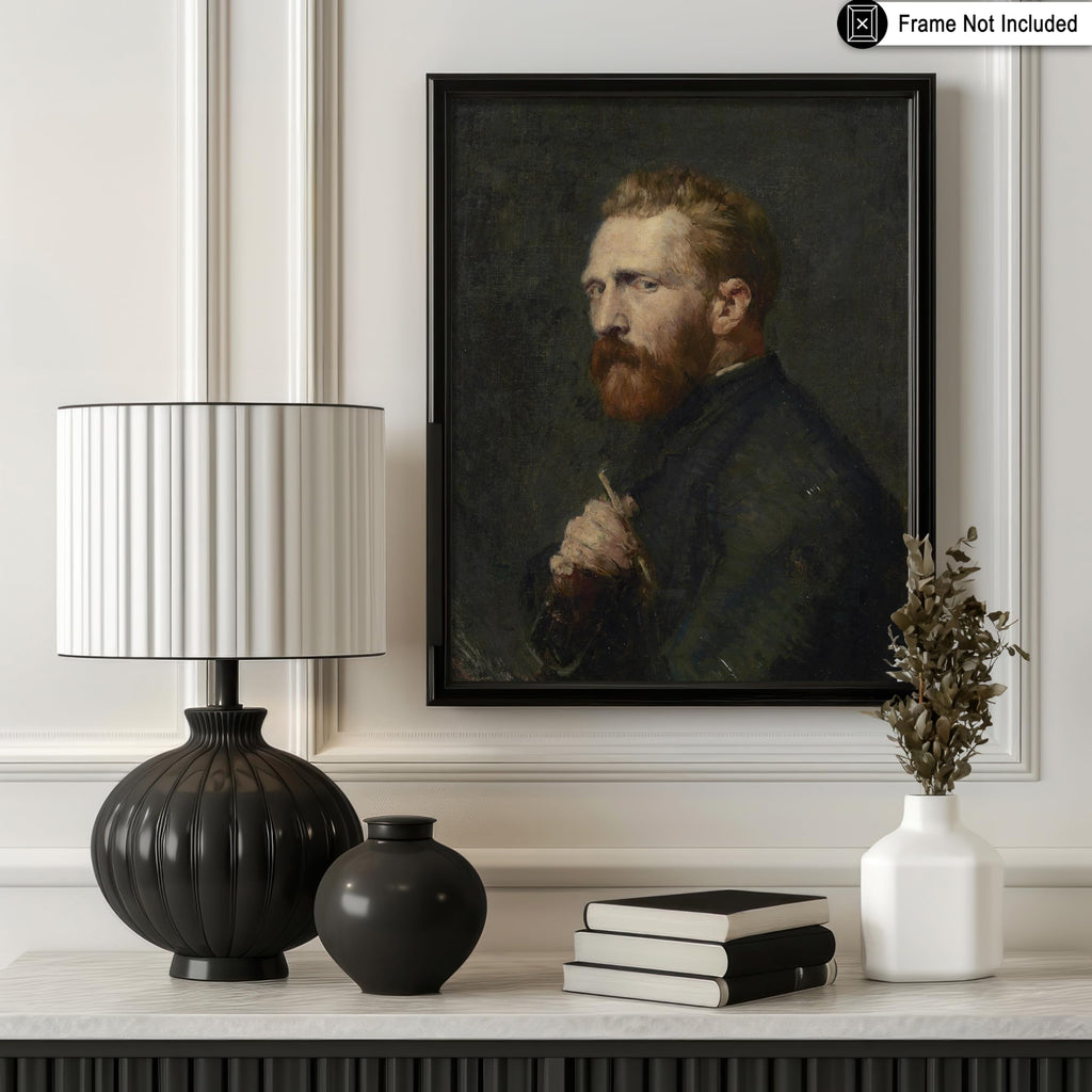 Master Antique Russell Poster - Vintage Impressionism Print - Gift for Artist, Painter - Van Gogh Portrait, Moody