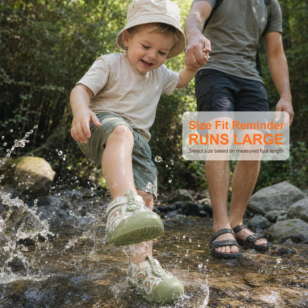 Toddler Closed Toe Sport Sandals Summer Water Shoes Outdoor Play