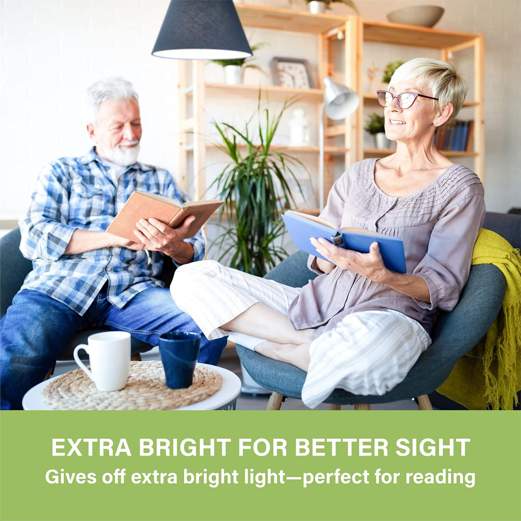 Light Bulbs 100 Watt Equivalent LED Bulbs, A19 Daylight Standard Light Bulbs 5000K White,Non-Dimmable 13W Energy