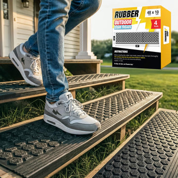 Rubber Outdoor " 4-Pack - Heavy-Duty Non-Slip Rubber