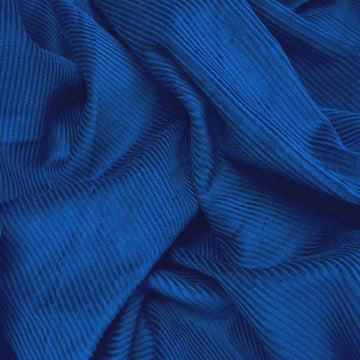 8 Wale Cotton Corduroy Dress Royal Blue - per Yard