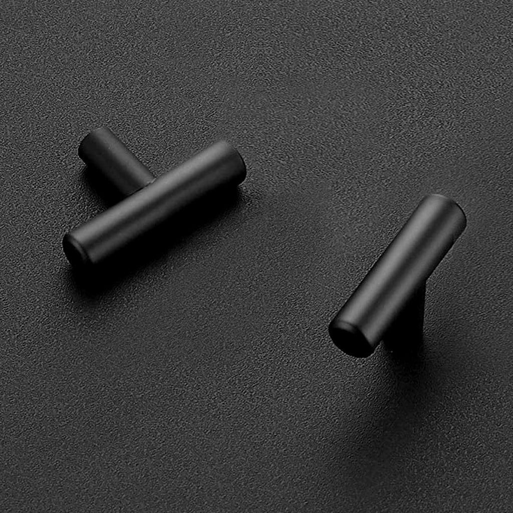 Matte Black Cabinet Pulls Drawer Pulls, Single Hole, 45 Pack