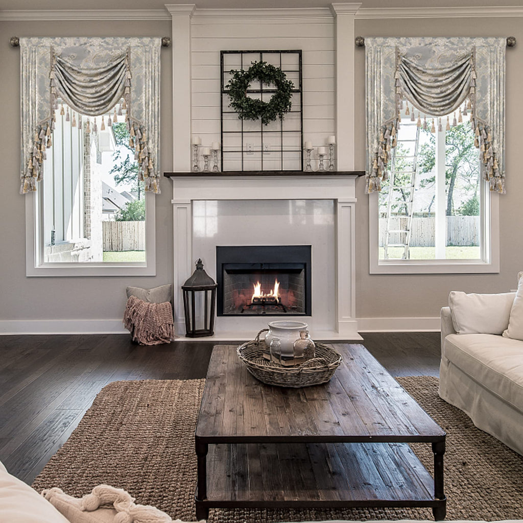 Classic Victorian Waterfall Valances W39 Inch