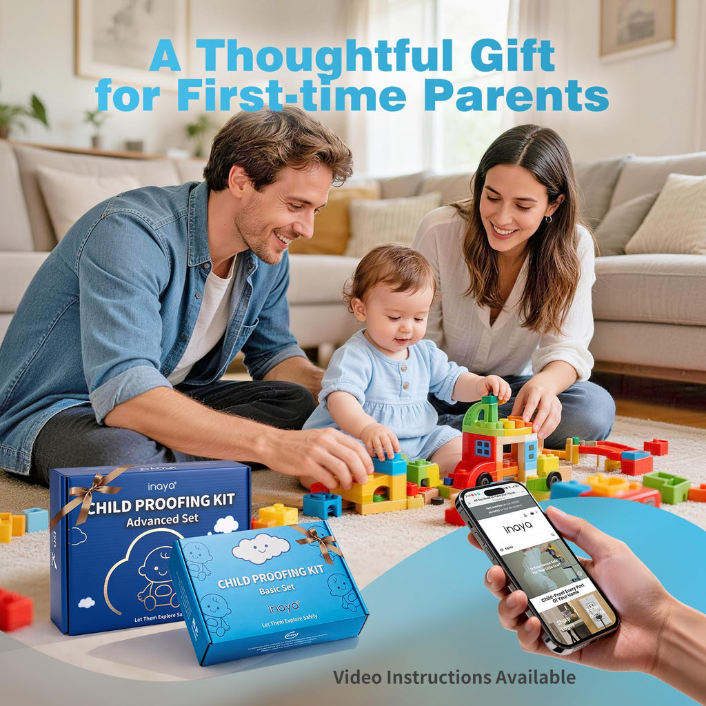 Baby Proofing Kit Basic 38pc - Cabinet Locks & Outlet Covers & More