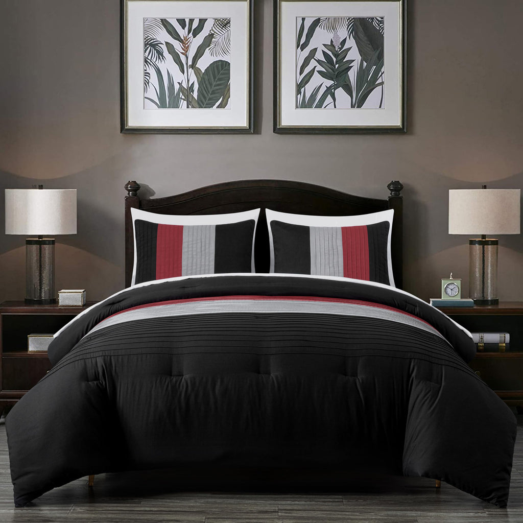 Briar 7-Piece Bed in a Bag - All Season Lightweight Microfiber Comforter Set - Includes Sheets & Shams