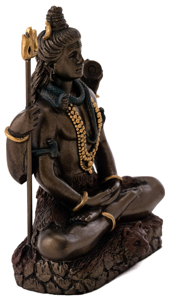 Mini Poses Mini Lord Shiva Statue in Lotus Pose | Casa Home Living
