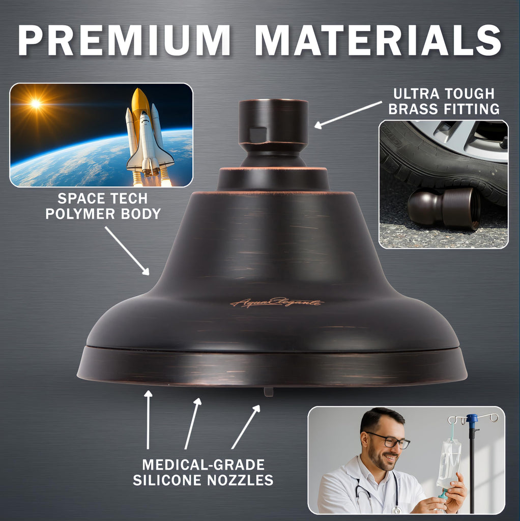 Massage Shower Head With Mist - 1.8 GPM - Oil-Rubbed Bronze