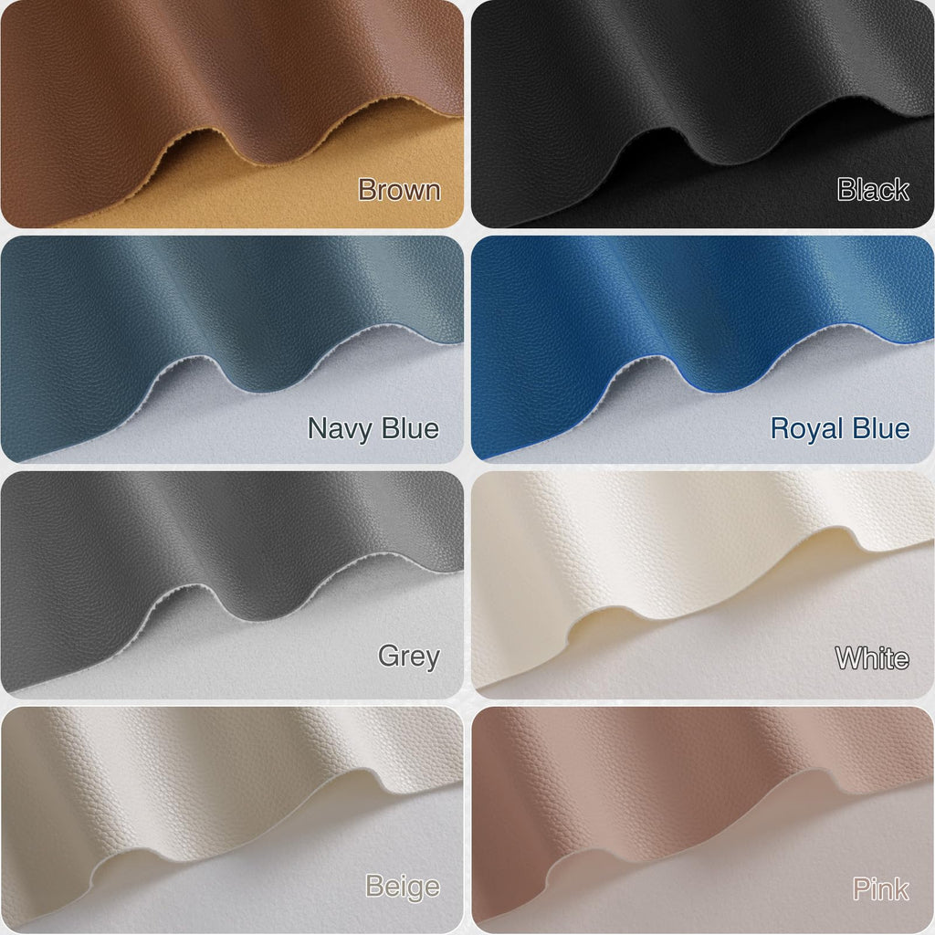 Faux Leather Fabric 55" W 1.15MM Thicken 12 Yards