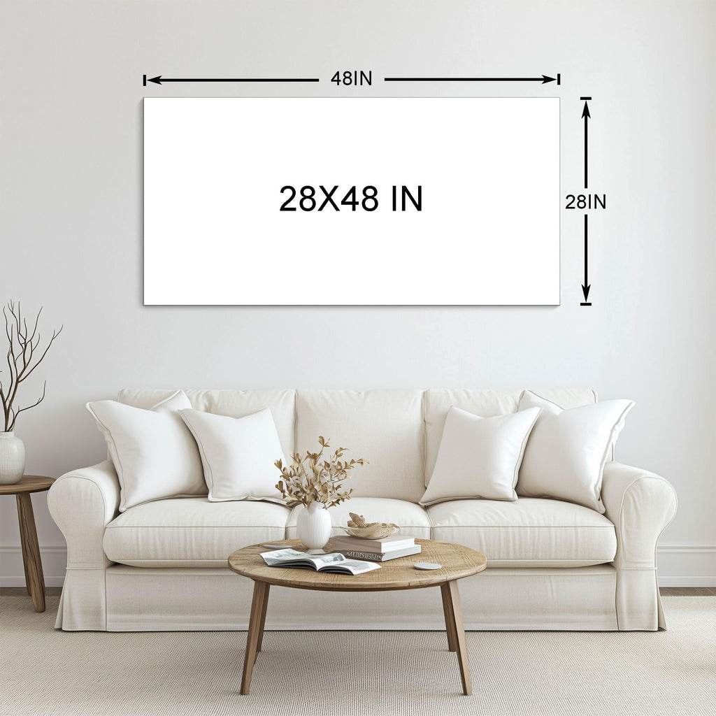 Birch Tree Canvas Wall Art Landscape Yellow Picture Wall Decor Large Bedroom Wall Decor Above Bed Framed Artwork for