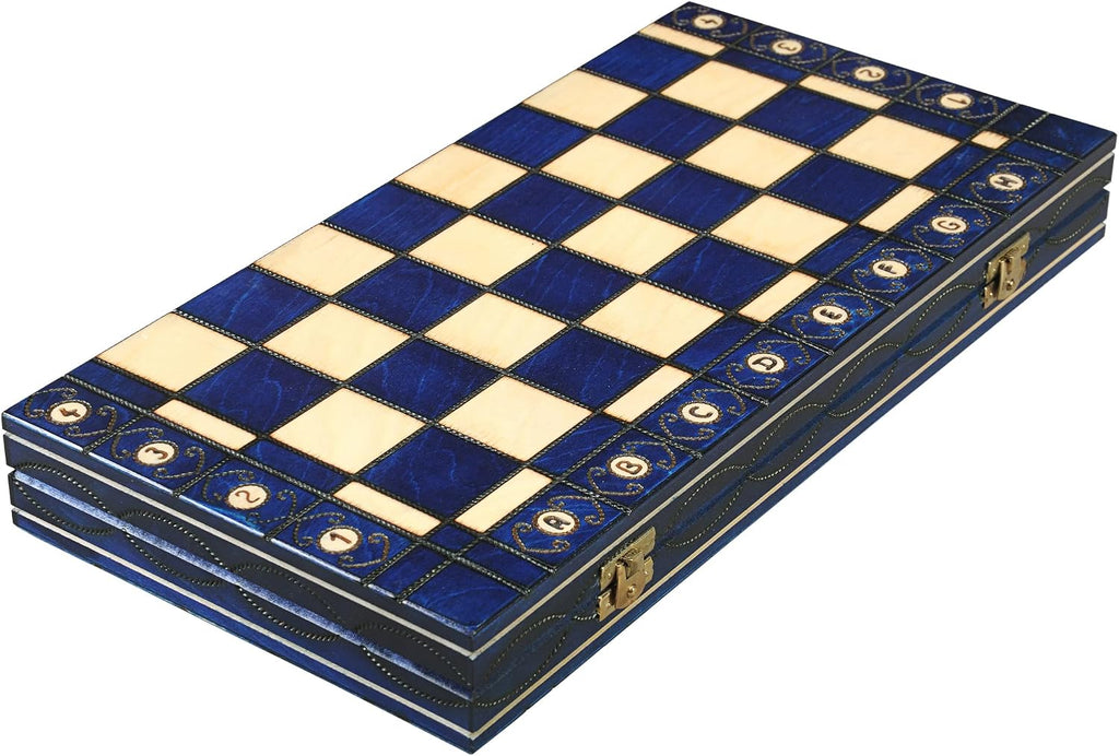 The Senator Chess Set (Blue)