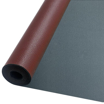 11.8" x 52"(30cm x 132cm) Reddish Brown Faux Leather Roll for Bows Earrings Handbags Wallets Purses Sewing Craft