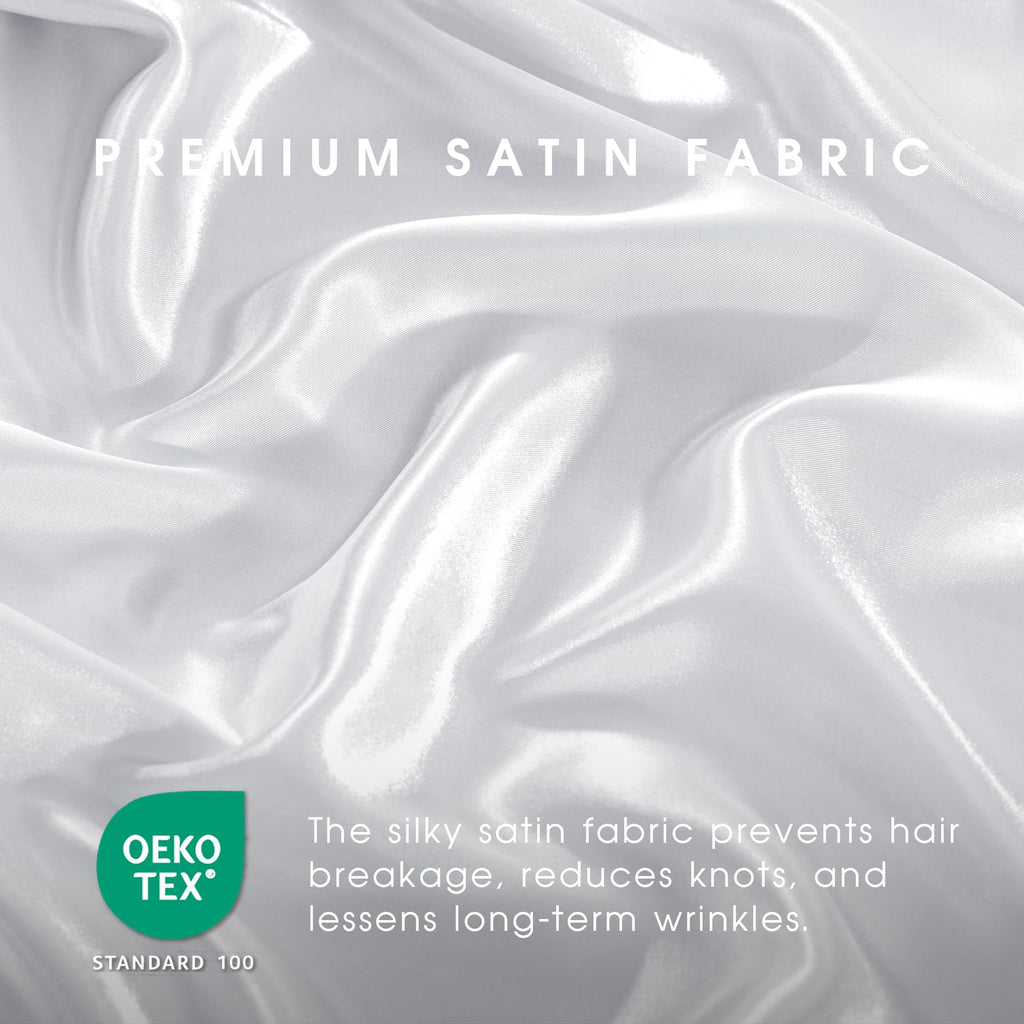 Satin Sheets California King - 4 Piece Luxury Soft Silky Sheets for Hair and Skin, Similar to Silk Bed Sheet Set with