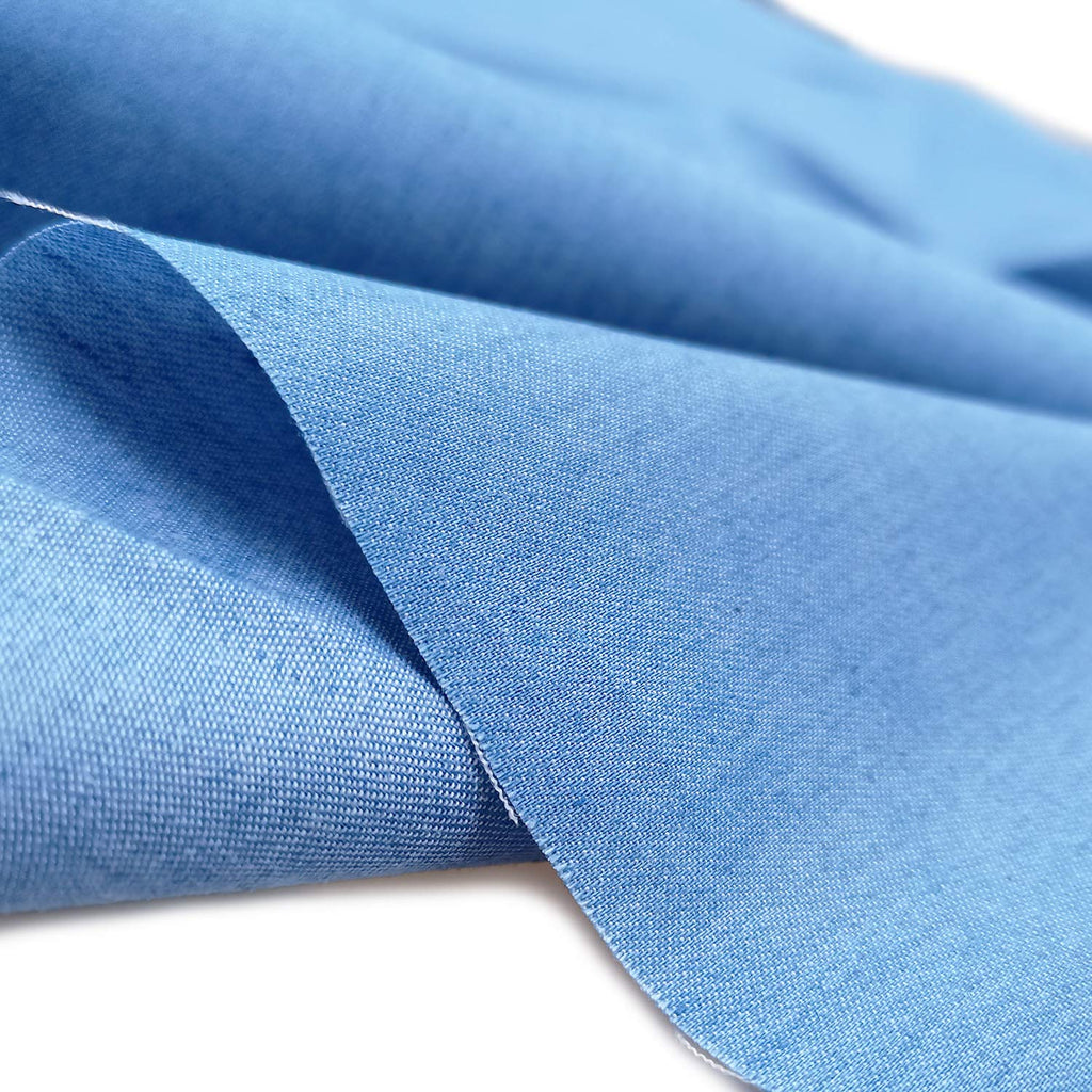 5OZ Cotton Denim Fabric for Sewing 55 Inches Width (Light Blue 3Yards)