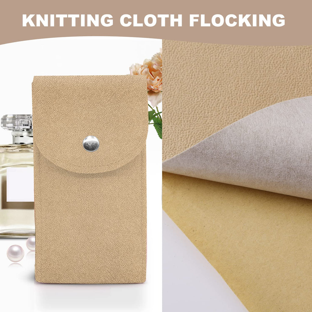 Removable Velvet Fabric Self Adhesive Felt Fabric Liner Beige Velvet Drawer Liner for Jewelry Drawer Craft Felt