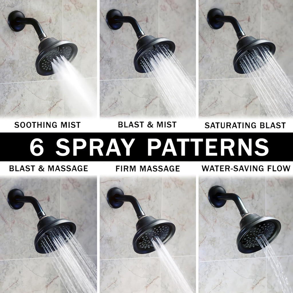 Massage Shower Head With Mist - High Pressure Boosting, Multi-Function