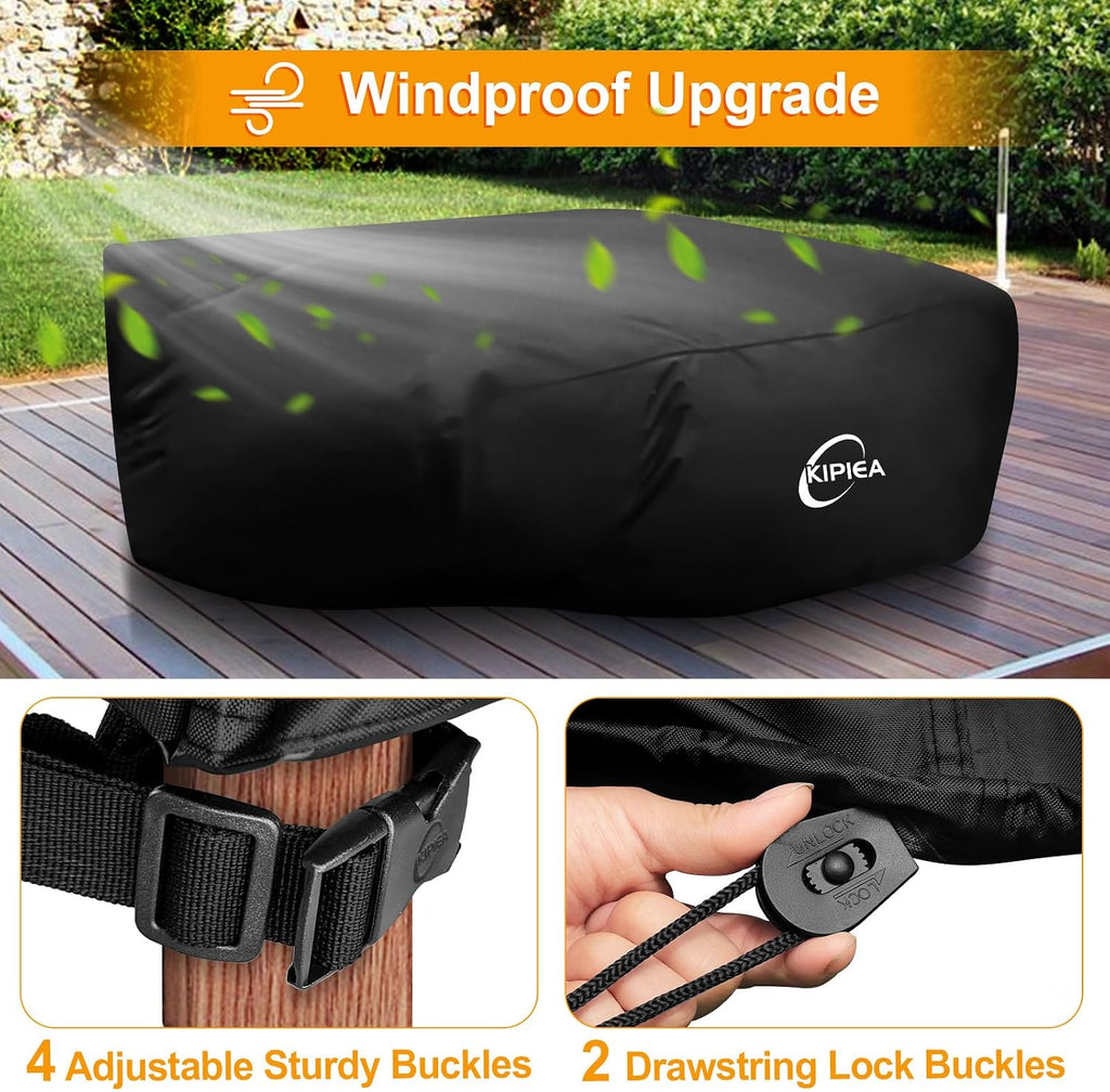 Patio Furniture Covers Waterproof Winter, Heavy-Duty Outdoor Furniture Set Covers for Table Chairs, Anti-UV, No Tears