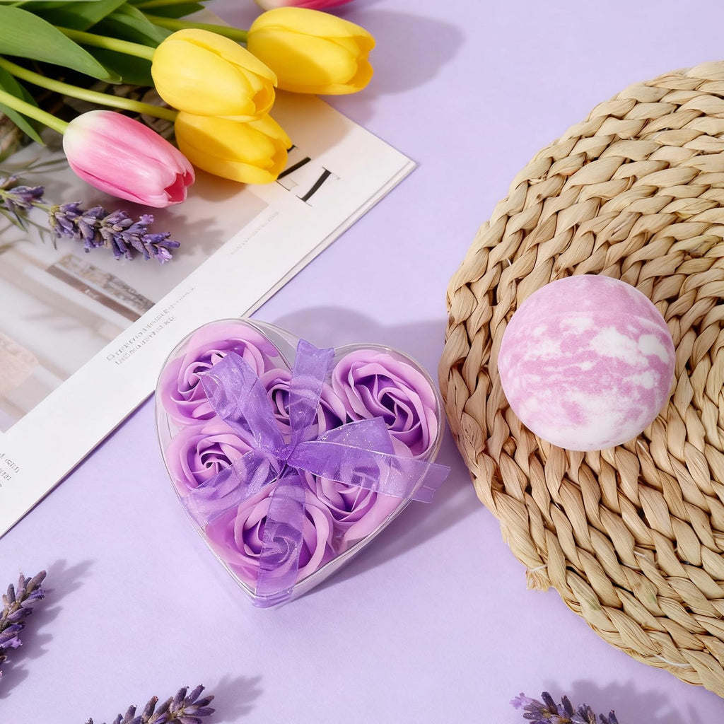 Birthday Gift for Women, Luxury Self Care Spa Gift Basket with Blanket for Mom, Wife, Sister, Friend, Girlfriend