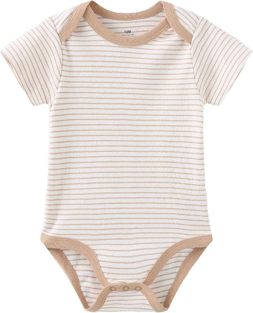 Baby Bodysuit Short Sleeve baby One-Piece Cotton Pack baby clothes