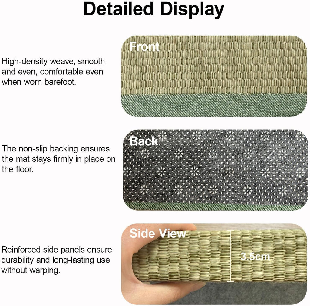 Tatami Mat, Tatami, Rug, Foldable Mattress, Roll up Rug, Japanese Floor Mattress, Floor Sleeping Japanese Futon