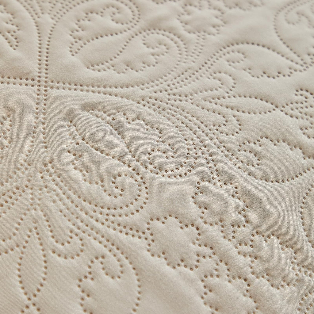 Ruffles Quilt Set 96 * 96in - 3 Pieces Solid Shabby Chic Farmhouse Ruffled Bedding Rustic Coverlet