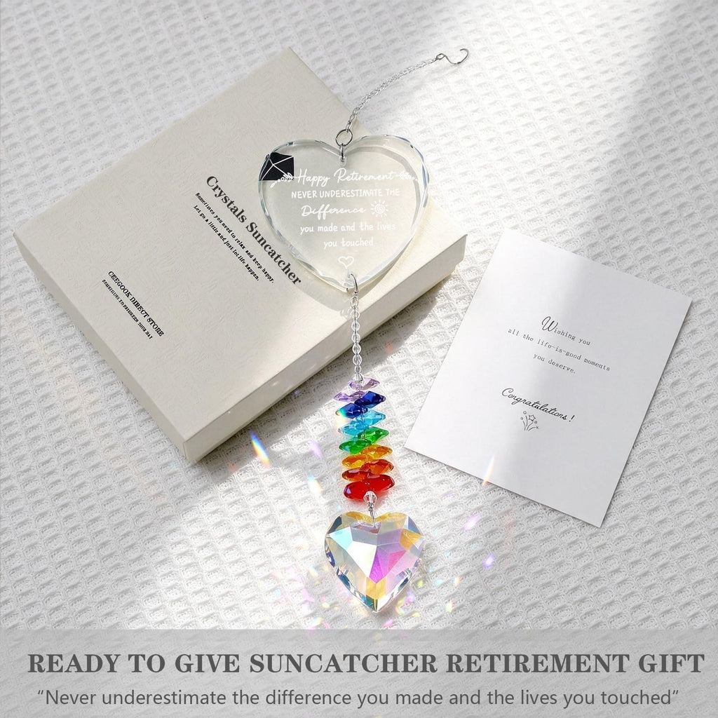 Retirement Gifts for Women, K9 Crystal Suncatcher Retirement Gift