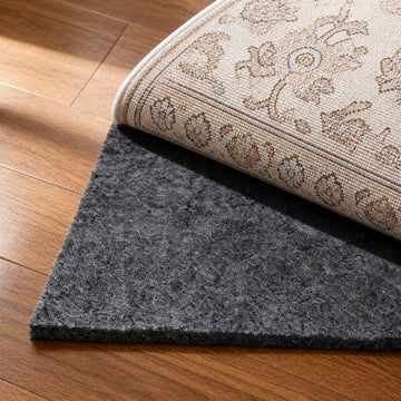 Non Slip Rug Pad 5x7 Ft, 1/4" Thick Rug Mats, Carpet Padding for Under Rugs