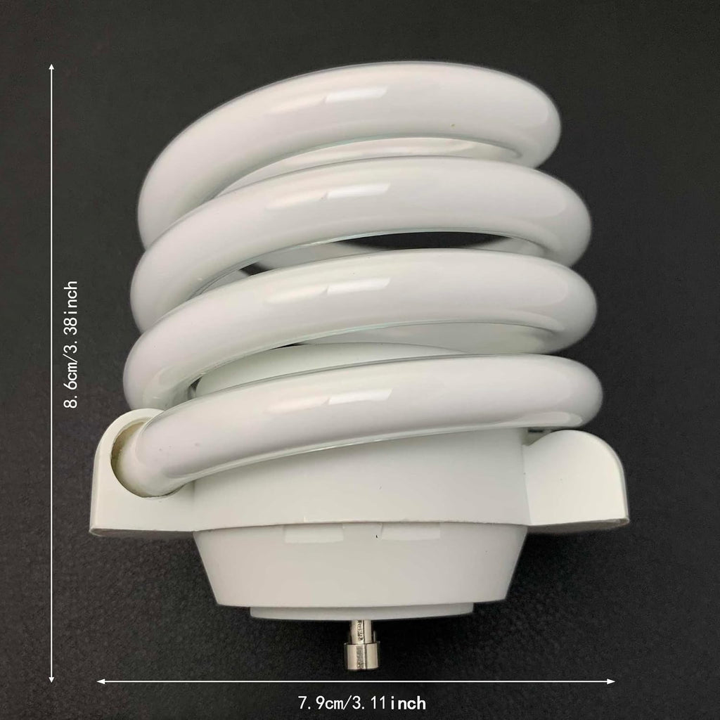 Compact Flourescent Bulbs CFL Light Bulbs Energy Efficient UL 26W 2700K 1550lm Spiral GU24 Base (2)