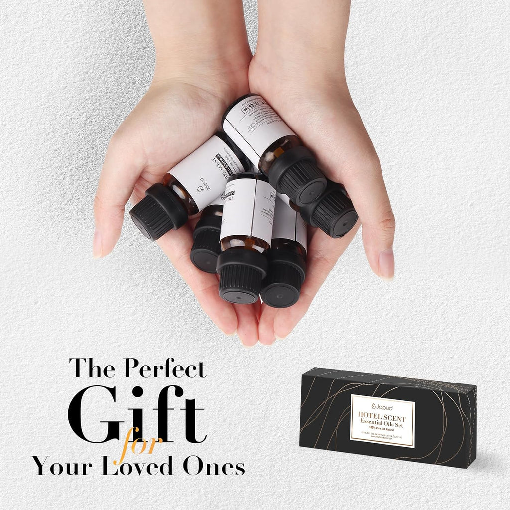 Hotel Diffuser Oils Set, Top 6 Luxury Hotel Inspired, 6x10mL | Essential Oils for Diffuser , Pure Aromatherapy