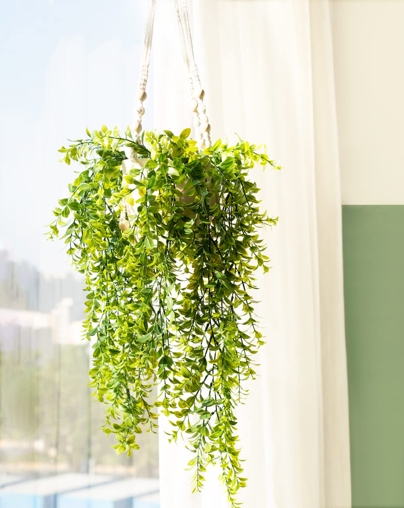 Fake Hanging Plant, Artificial Hanging Plants Decor Indoor