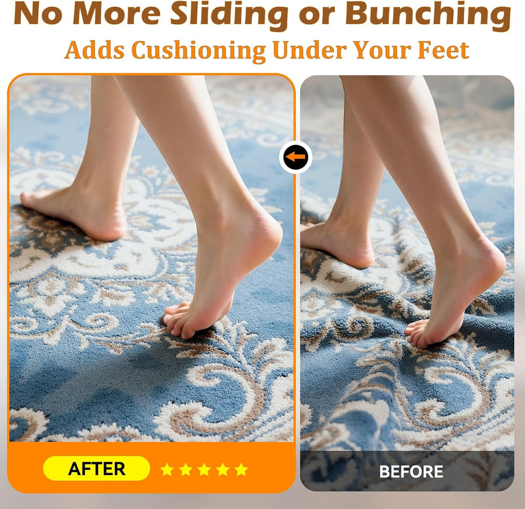 5'x7' Non‐Slip Rug Pad, 1/8" Thick Cushioned - Set of 35