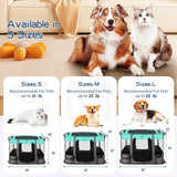Dog Playpen,Pet Playpen,Foldable Dog Cat Playpens,Portable Exercise Kennel Tent Crate,Water-Resistant Breathable Shade
