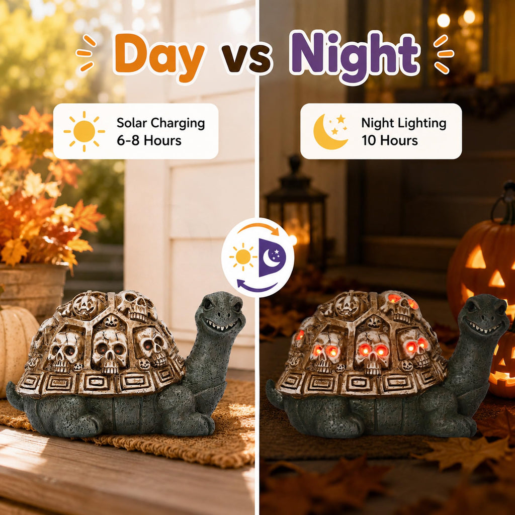 Solar Turtle Garden Statue | Casa Home Living