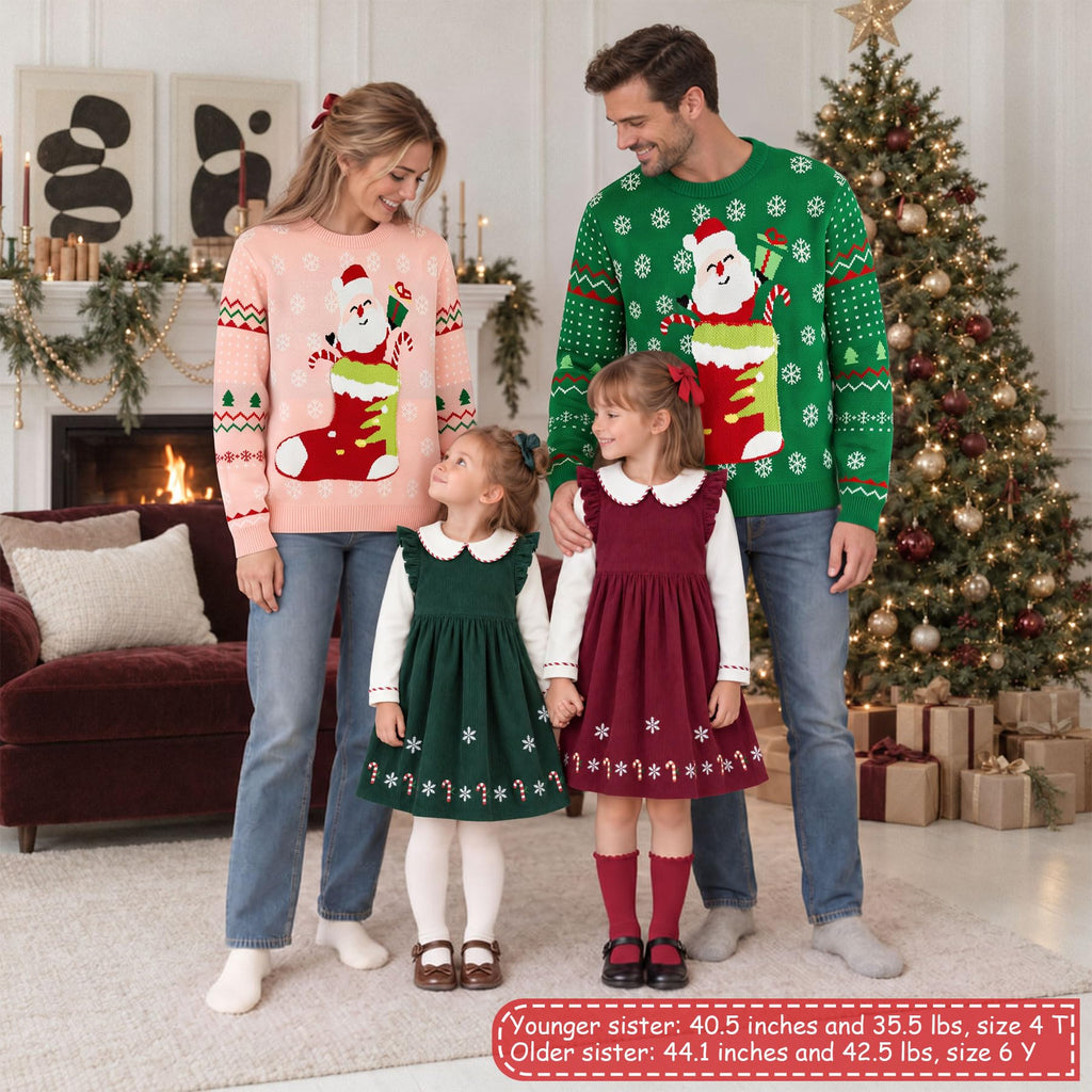 Toddler Christmas Dress, Peter Pan Collar, Green