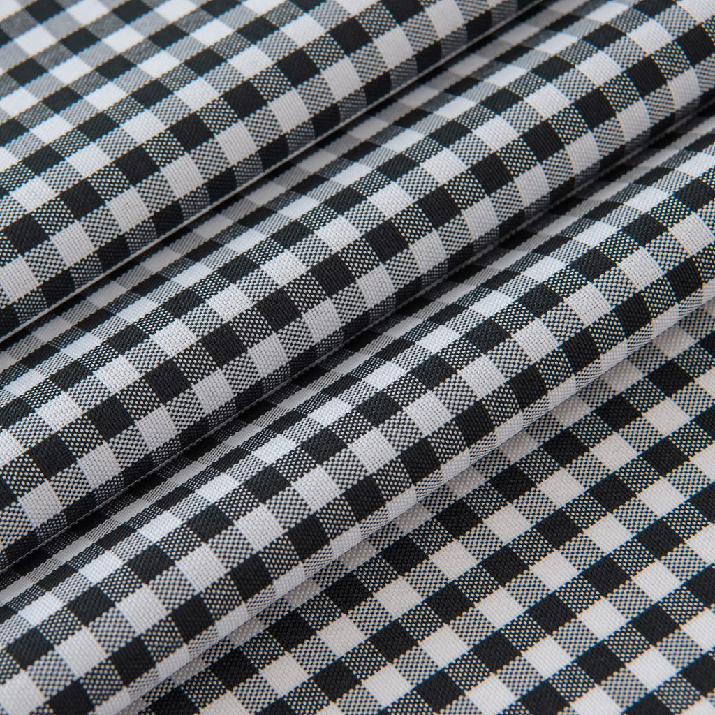 Checkered Square Tablecloth Stain Resistant Waterproof and Wrinkle Resistant Washable Heavy Weight Soft Table Cloth
