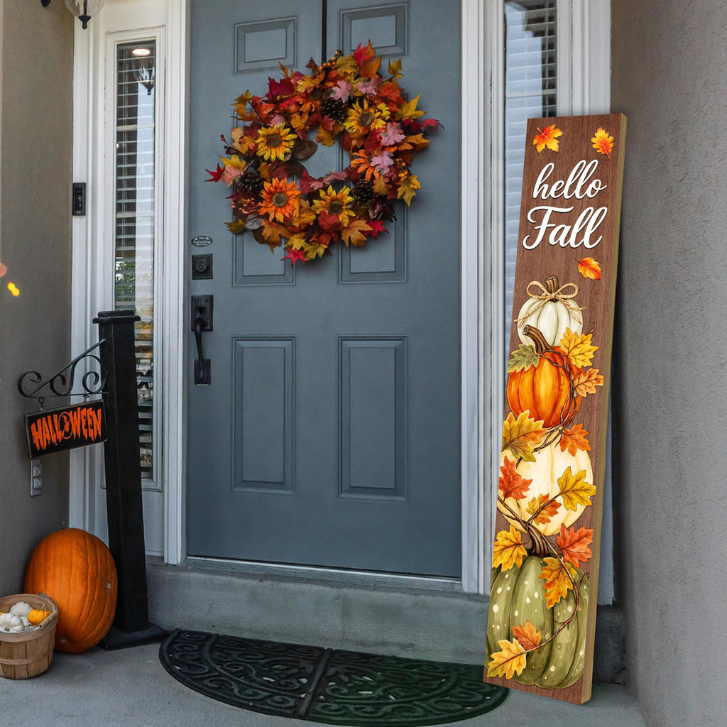 Hello Fall Front Porch Sign, 47"