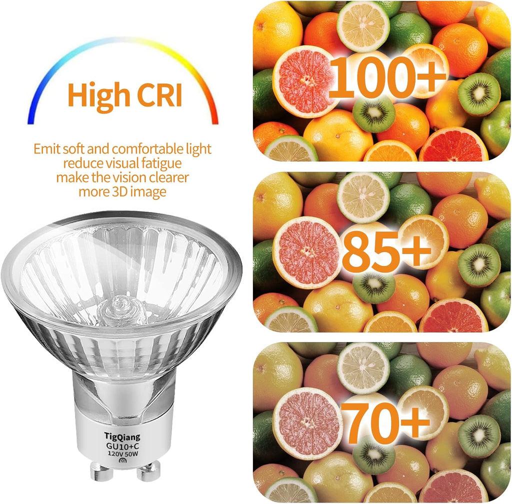 6 Pack 50W GU10 Halogen Light Bulb, Replacement for Candle Warmer