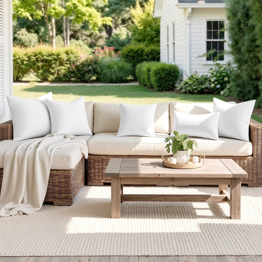Outdoor Pillow Inserts 12x20 - Set of 2