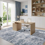 10x14 Area Rugs for Living Room : Machine Washable - Non Slip Modern Abstract Rug