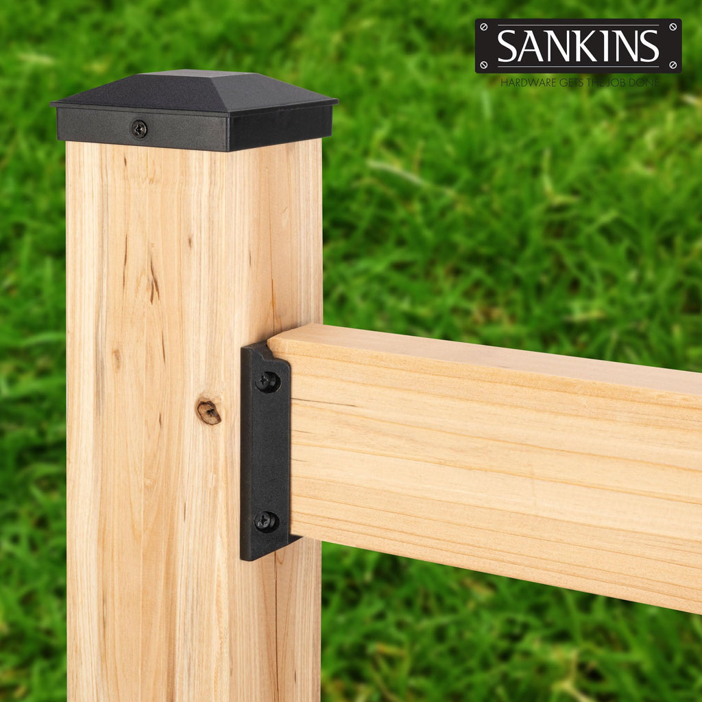 40pcs Deck Railing Bracket Connectors for 2x4, Deck Railing Kit Durable PP Plastic, Brackets for Connection of Wooden