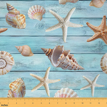 Ocean Starfish Fabric by The Yard Soft 3 Yards