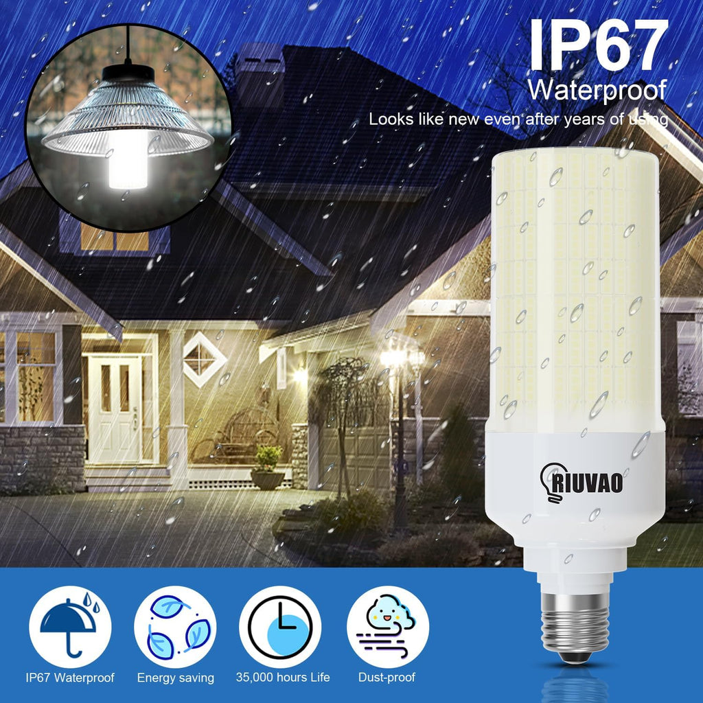80W Led Corn Light Bulb,800W Equivalent 5000K Daylight 12000 High Lumen Super Bright E26/E39 Base Led Bulbs