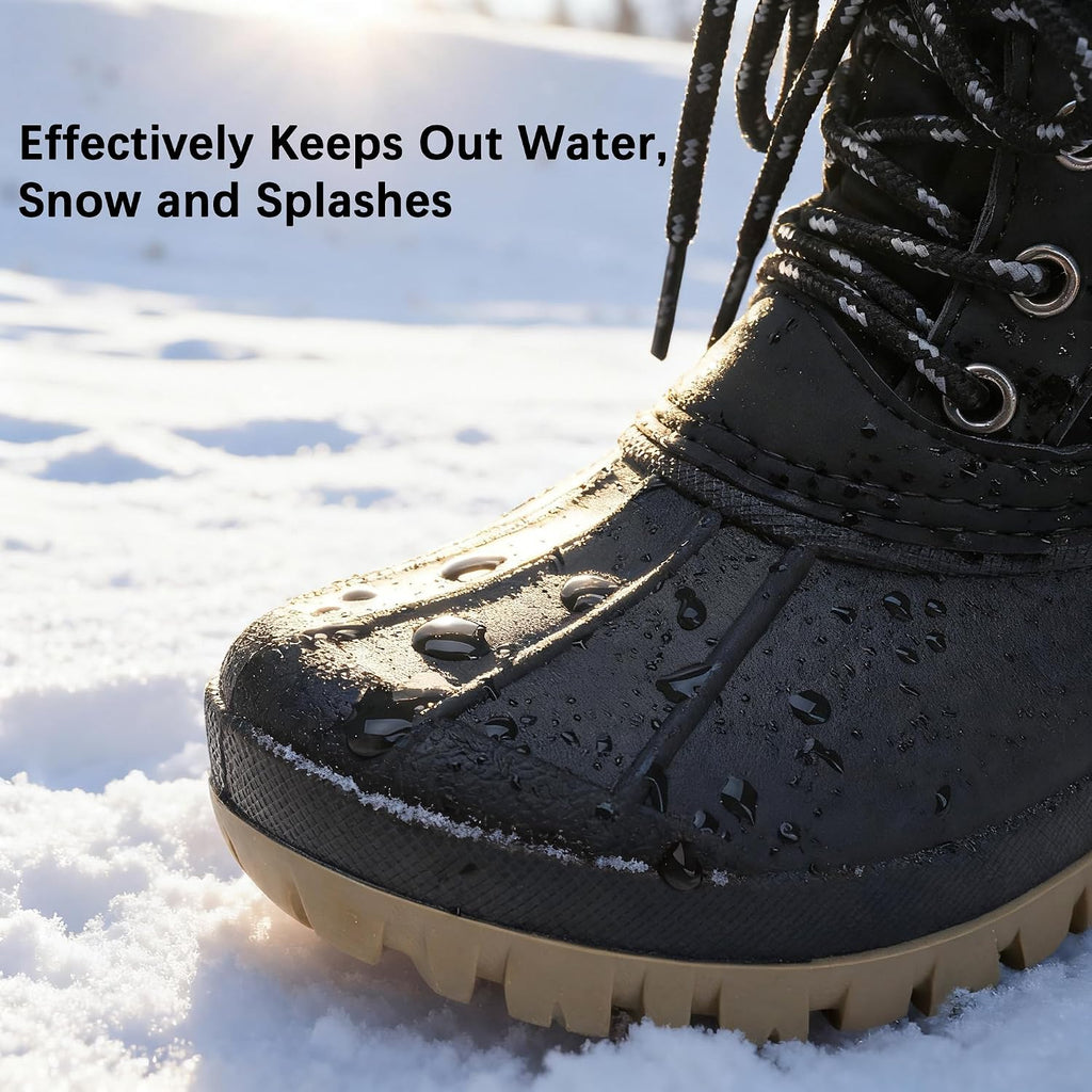 Boys Girls Winter Snow Boots Water Resistant Warm Lining Shoes
