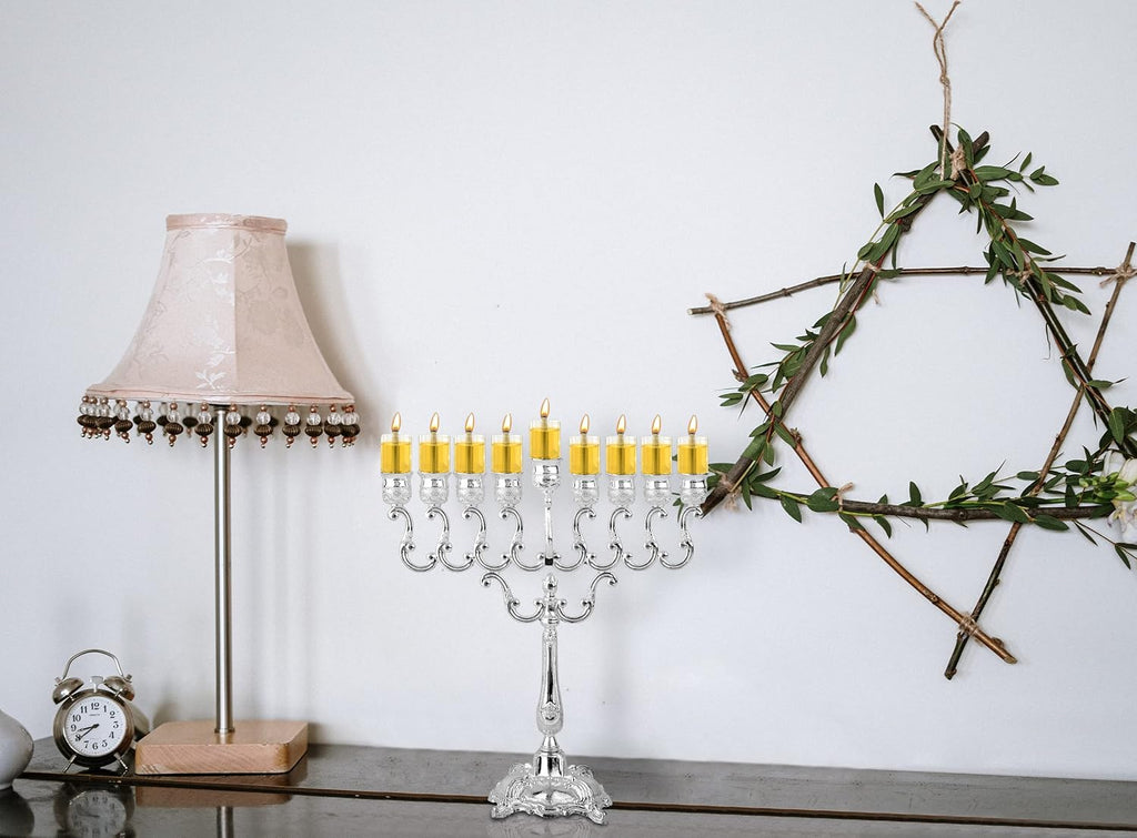 Chanukah Oil Glass Cups - Glass Oil Insert Cups for Menorahs - #14 (9 Pack) - Set of 9